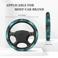 thumbnail image 3 of Balery Realistic Ocean Shark Fundas elásticas antideslizantes para volante, funda protectora universal para hombre y mujer, 15 pulgadas, accesorios para coche., 3 of 6