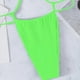thumbnail image 5 of Gibobby Trajes de Baño Mujer Completos Traje de baño de mujer Color sólido Dos piezas Dividir Traje de baño sexy Bikini sin espalda Natación Ropa de play(Verde de menta,M), 5 of 5