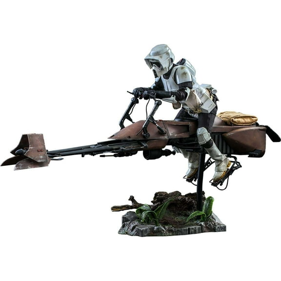 Star Wars The Return of the Jedi Scout Trooper & Speeder Bike Collectible Figure