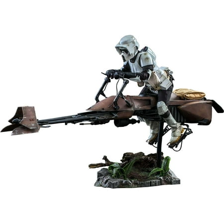 Star Wars The Return of the Jedi Scout Trooper & Speeder Bike Collectible Figure