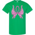 thumbnail image 3 of Inktastic Breast Cancer Awareness with Butterfly Ribbon Words T-Shirt, 3 of 5