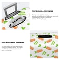 thumbnail image 5 of Fotbe Vegan Fruit Carrot Luggage Cover Protector,Suitcase Protector,Scratch and Dirt Resistant,Fits 18-32 Inch Luggage-Large, 5 of 9