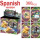thumbnail image 1 of Juego de cartas de refuerzo de Pokémon, juego de mesa de Anime de dibujos animados en español, colección de cartas de batalla, juguetes para niños, regalos, 360 unids/set, 1 of 3