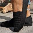 thumbnail image 6 of Women Wide Width Breathable Walking Comfortable Slip on Sneakers Lightweight Sneaker Nurse Shoes Arch Support Sneakers Breathable Soft Running Shoes Anti Skid Sports Diabetic Foam Shoes, 6 of 7