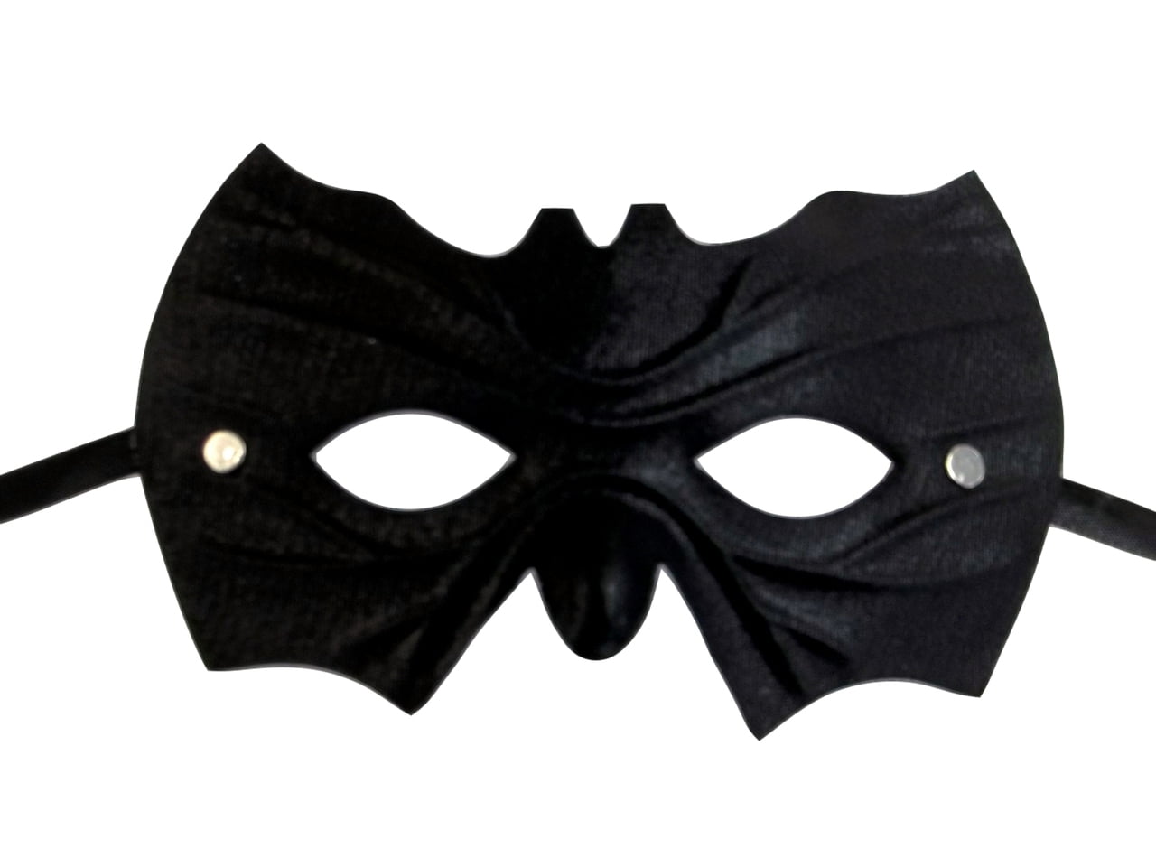 Black Bat Sequin Masquerade Eye Mask Costume Accessory 