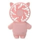 thumbnail image 2 of 6xSmall Ventilador de Mano USB Recargable con Batería de Forma de Gato Rosa 5 piezas, 2 of 8