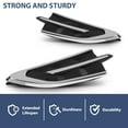 thumbnail image 4 of Pair Fender Vent Insert Molding Plate Kit Black L&R Fit For 2017-2019 Ford Escape, 4 of 10