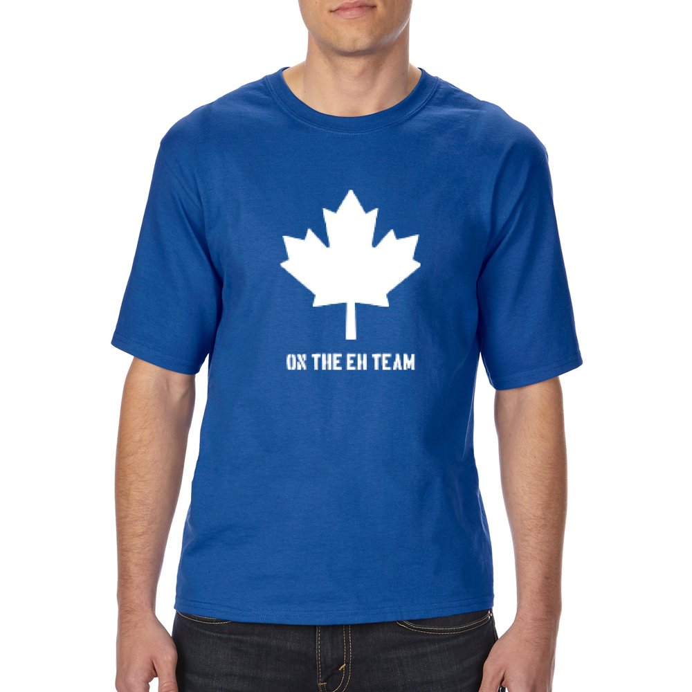 Artix Mens and Big Mens On the EH Team Canada TShirt, up to size