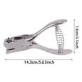 thumbnail image 3 of Klonfd Efficient Desktop Hole Punch For And Crafting — Precise Hole Alignment 2 Hole Punch With Jam Mechanism Spare Included Steel Build, 3 of 6