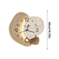 thumbnail image 3 of shyuyusa 15.75In Modern Lighted Quartz Wall Clock, Adjustable Background Lighting, Silent Timing Accessory for Bedroom Dining Room Wall Layout, 3 of 6