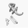 thumbnail image 2 of Hickory Hardware Push-Pull Door Latch V1000 - Aluminum Finish - 1 Piece, Multicolor, 2 of 2