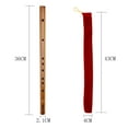 thumbnail image 2 of Wooden Piccolo Practical Small Flute Traditional Musical Instrument (Key G), 2 of 9