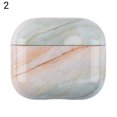 thumbnail image 2 of Étui de Protection Anti-Poussière Anti-Chute Ultra-Mince Motif Marbre Compatible Bluetooth pour AirPods 3, 2 of 8
