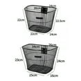 thumbnail image 5 of UDIYO Bike Basket Thickened with Screw Sturdy Multifunctional Easy to Install Item Storage Metal Large Capacity Cycling Basket Student Bike Accessories, 5 of 7