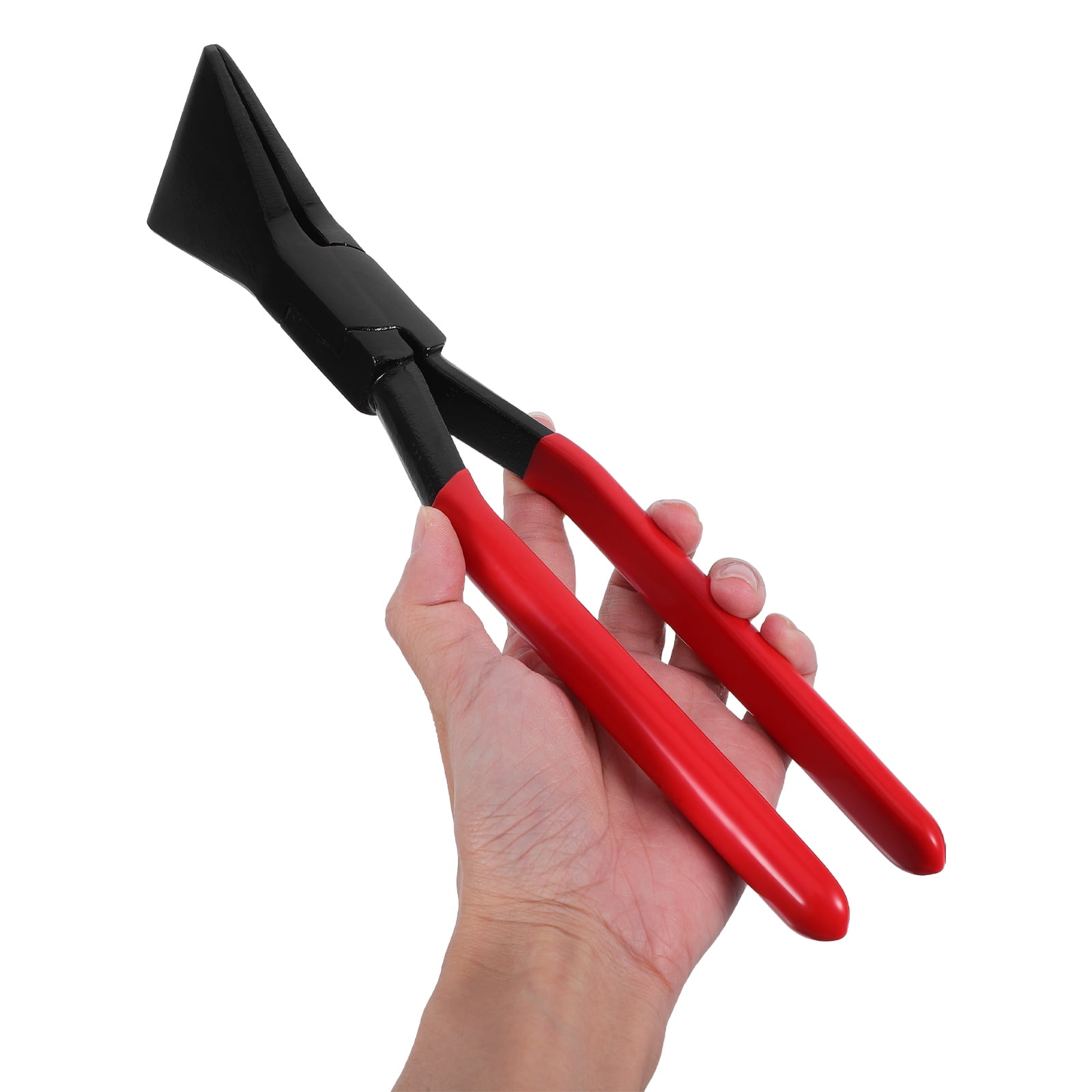 FRCOLOR Metal Sheet Bender Plier Tool Metal Working Tool Fabrication Carbon Steel Construction For Bending Thin Metal Flat Roofing And Welding
