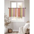 Photo inspiration: Fresh Look at Colorful Striped Semi Sheer Curtains 45 Inch Length 2 Panels