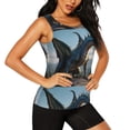 thumbnail image 2 of Lsque Wild Blue Cool Dragon Printed Workout Tank Tops for Women, Athletic Sports Tank Tops, Compression Sleeveless Dry Fit Shirts,Sleeveless Yoga Shirt-X-Large, 2 of 9