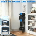 thumbnail image 6 of TAVR Furniture 1 Pack 24 inch Folding Stool with Backrest and Handle, Collapsible Round Folding Counter Height Stool Holds up to 450lbs, 6 of 7