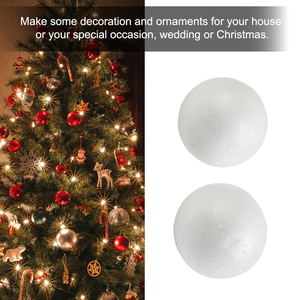 10pcs Wedding Decoration Modeling Craft Solid Polystyrene Foam Balls Round Spheres DIY Stuff Solid 2-10cm