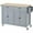 Grey, variant on DEALTOPS Rolling Kitchen Islands with Adjustable Shelves, Wood Gray, 54.33 in