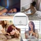 thumbnail image 2 of Humidificador antigravedad con reloj, máquina de reflujo de gotas de agua, humidificador de aire antigravedad, humidificador ultrasónico de dormitorio con gotas de agua suspendidas (blanco), 2 of 5