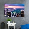 thumbnail image 2 of New York City Wall Art NYC Manhattan Skyline Picture Empire State Scene Wrapped Canvas Art For Bedroom Livingroom Decoration Print Ready to Hang, 2 of 6