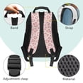 thumbnail image 4 of Pzuqiu Pink Leopard Bow Backpack for Boys Kids Backpack with Lunch Box Water Bottle Carrier Pencil Case 4 in 1 Set 17" Bookbag with Compartments Lightweight School Bag with Front Pocket, 4 of 7