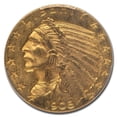 thumbnail image 2 of 1908 $5 Indian Gold Half Eagle MS-62 PCGS, 2 of 3