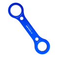 thumbnail image 3 of Wosthever 1 par de llaves de bicicleta, herramientas de reparación portátiles, llave de soporte inferior de Metal, llave de eje central para bicicleta Ciclismo Typ B (BB-46) Wosthever OD001869-02, 3 of 6