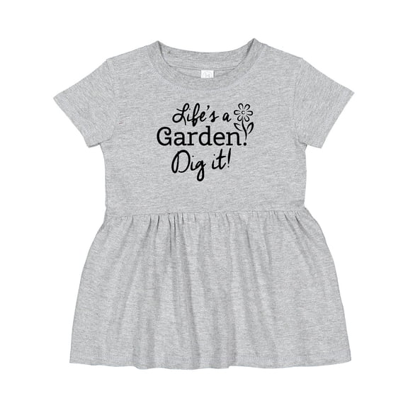 Inktastic Life's a Garden, Dig It Girls Baby Dress