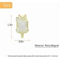 thumbnail image 4 of Imanes de nevera de gato para la escuela, aula, oficina, gatito, 4 of 4