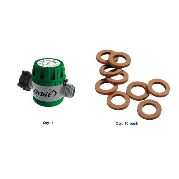 Orbit Mechanical Garden Water Timer for Hose Faucet Watering & 10