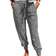 thumbnail image 1 of Pantalones deportivos holgados con cintura elástica, cordón ajustable y bolsillos para mujer, 1 of 5