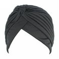 thumbnail image 1 of Bonnet Plissé Pré-Noué pour Femmes, Turban de Soleil, 1 of 6