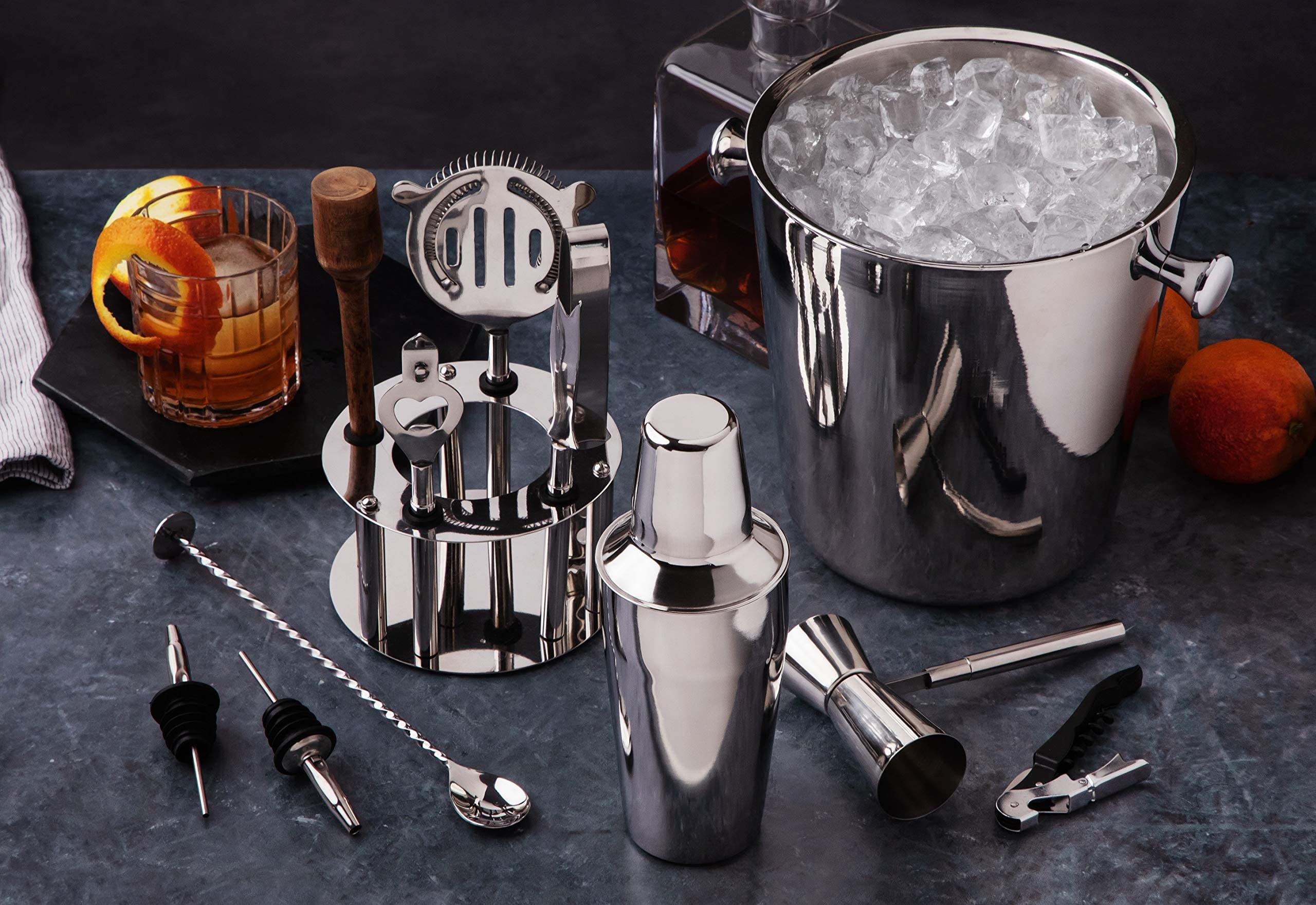  Del Sol 5-Piece Sangria Set: Barware Tool Sets: Home & Kitchen