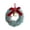 C, variant on Mini Plush Christmas Ornaments with Bell and Bow Soft Faux Fur Xmas Wreath Ornaments Colorful Round Christmas Hanging Crafts for Holiday Tree Fireplace Mantle Window Décor