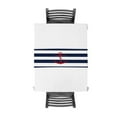 thumbnail image 4 of Simple Blue And White Stripes Anchor Table Runners Tablecloths Tablerunner Vintage Wedding Party Long Table Runner Stain, 4 of 5