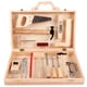 thumbnail image 4 of Juego de juguetes de caja de herramientas de madera | Kit de Reparación y Ensamblaje de Simulación | Herramientas de carpintería de simulación | Juego de construcción STEM educativo | Materiales, 4 of 9