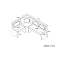 thumbnail image 4 of Corner Unit Bench Seating, Honey Pine Finish, Storage Bench, 67" Kitchen Dining Seating, 4 of 4