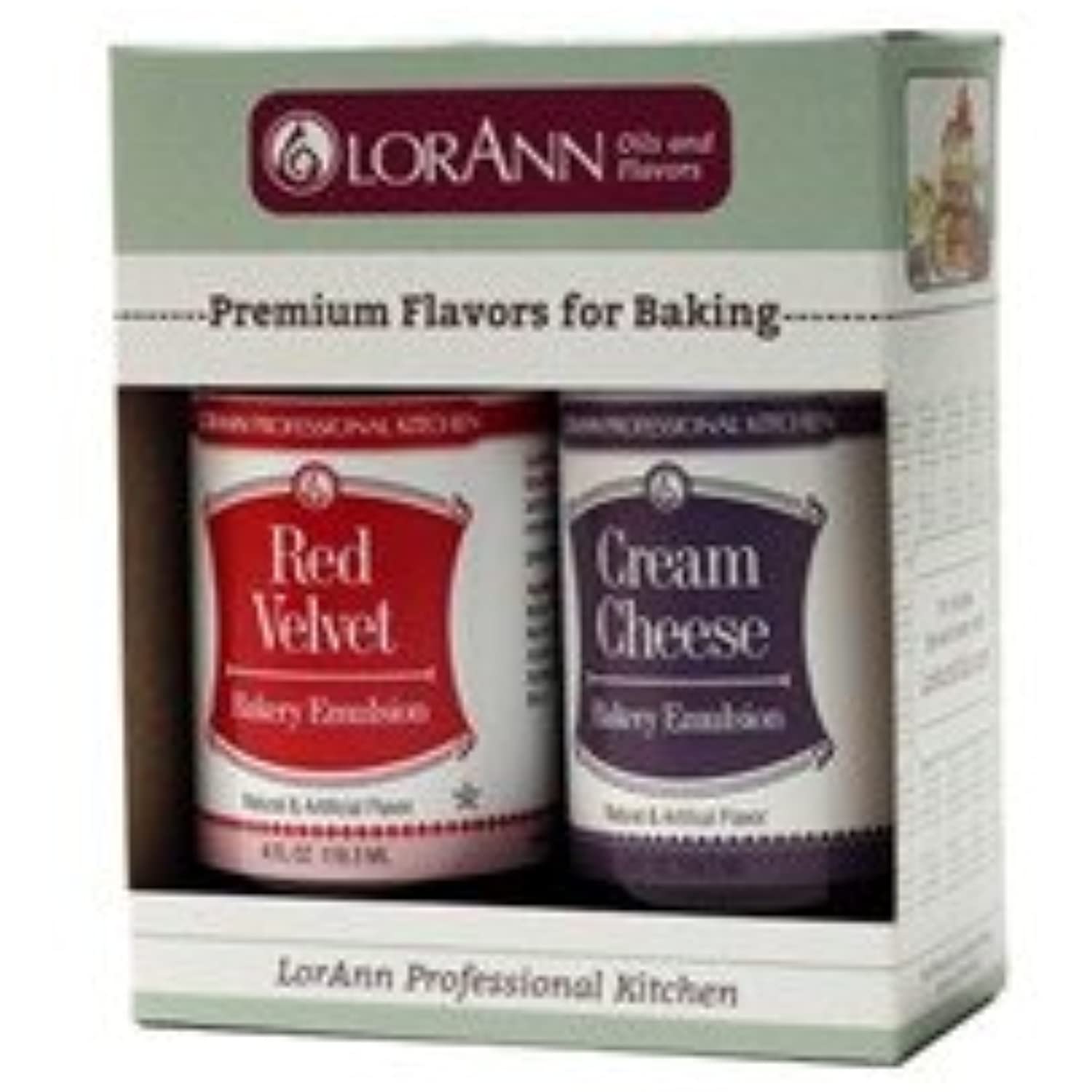 Lorann Bakery Emulsion, 2Pack Red Velvet & Cream Cheese