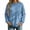 Light Blue, variant on Fleece Sweatshirts for Women Pullover Long Sleeve Crewneck Sweatshirts Casual Fuzzy Warm Soft Winter Clothes M