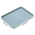 thumbnail image 3 of WUXIAB Dinner And Serving Tray,Decorative Unbreakable Wheat Straw Tea Platter,Plastic Instrument Set Up Flat Tray,Pet Food Tray,High-Lips Dog Cat Bowl Mats,Waterproof Dog Cat Food Mats Blue S, 3 of 9