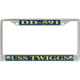 thumbnail image 1 of USS Twiggs DD-591 License Plate Frame, 1 of 1