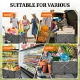 thumbnail image 4 of Folding Wagon with Big Wheels for Easy Transport, 450LB Capacity Collapsible Cart for Beach, Garden, and Outdoor Activities, 4 of 10