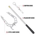 thumbnail image 4 of justharion U Type Telescoping Boat Hook Dock Hook Easy Threader Flexible, 4 of 8