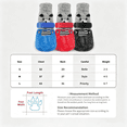 thumbnail image 3 of Waterproof Dog Socks with Silicone Soles Anti-Slip Pet Rain Boots Paw Protectors with Fastening Straps for Small Medium Dogs Cats 4 Pcs, 3 of 7