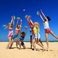 thumbnail image 6 of PLAYZAP Toss and Catch Ball Set - Outdoor Toys for Kids ages 3 4-8, Beach Toys Outside Yard Pool Lawn Games, Gifts for Boys Girls Adults Family - 4 Paddles 4 Sticky Balls(Upgraded), 6 of 10