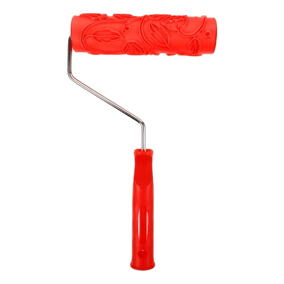 MLINS Patterned Paint Roller Wall Painting Roller Rubber Roller Printmaking Roller Printmaking Tool