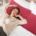 thumbnail image 3 of PiccoCasa 2 Packs Microfiber Pillowcases with Envelope Closure, Queen Burgundy, 3 of 8