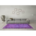 thumbnail image 3 of Ahgly Company Indoor Rectangle Animal Purple Traditional Area Rugs, 8' x 10', 3 of 4